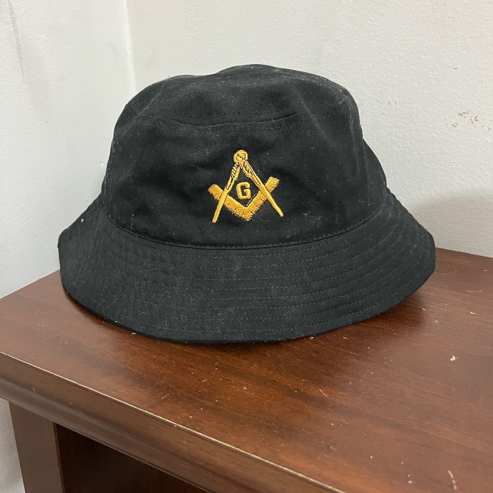 Free Mason Embroidered Bucket Hat. One size fits all